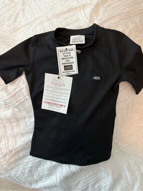 Tiger Friday Black Short Sleeve Kids Rash Guard Tee